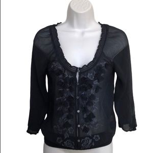 Abercrombie & Fitch Womens Floral Blouse Size XS